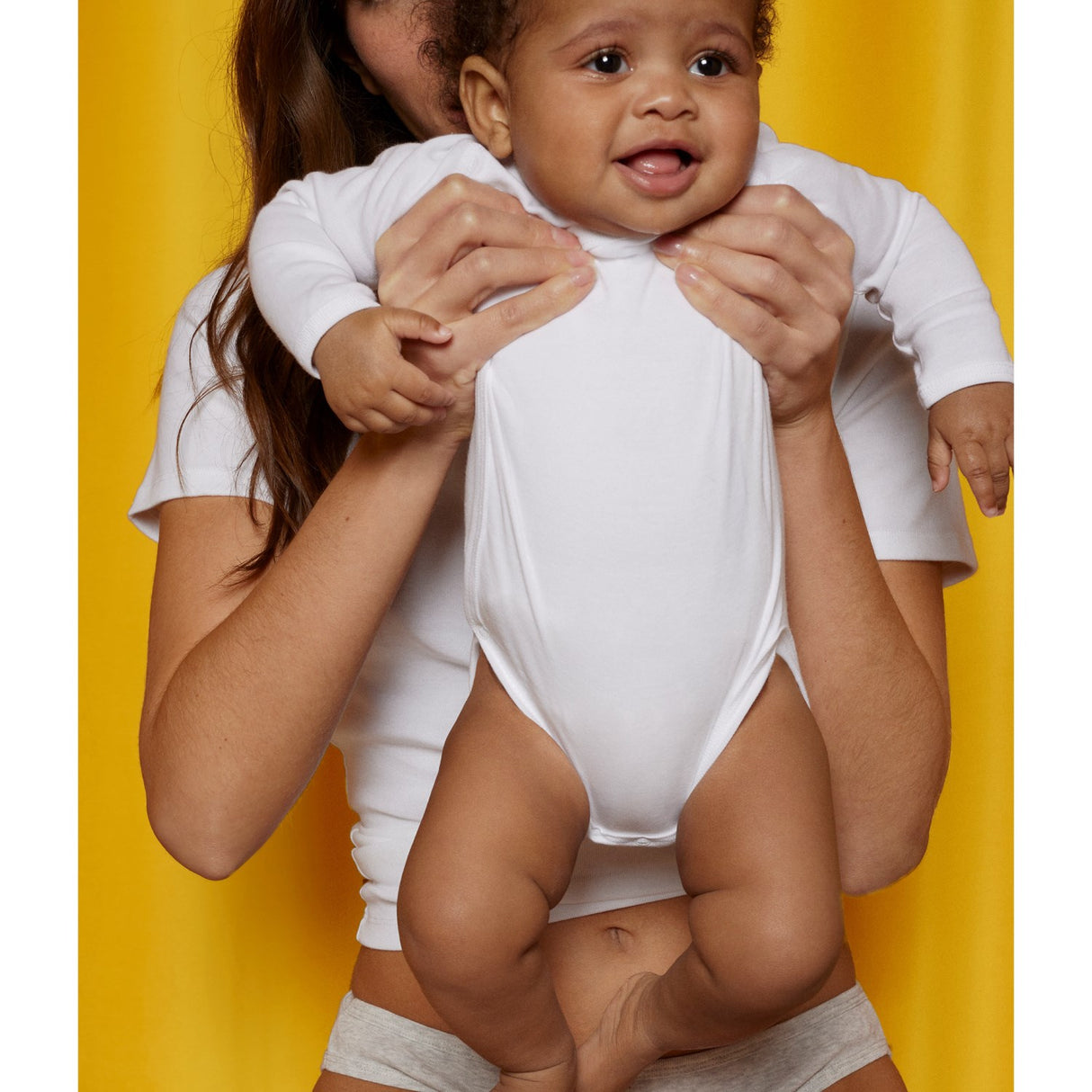 Petit Bateau White Langærmet Body 3-Pak