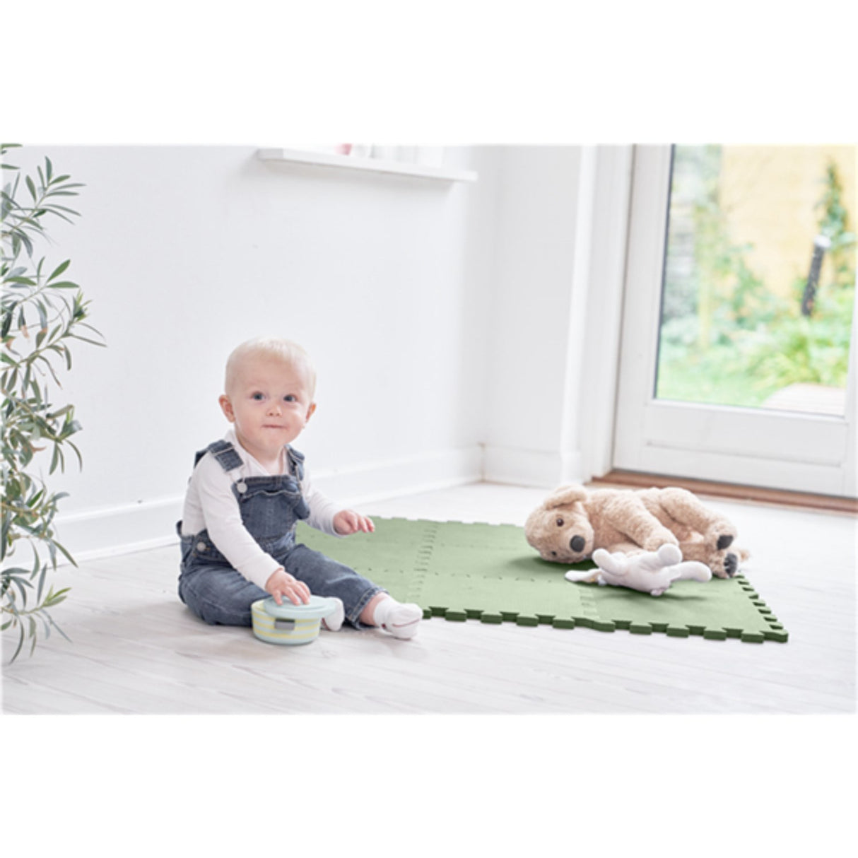 BabyDan Soft Green Skumgulv