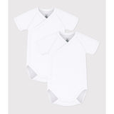 Petit Bateau White Kortærmet Body 3-Pak