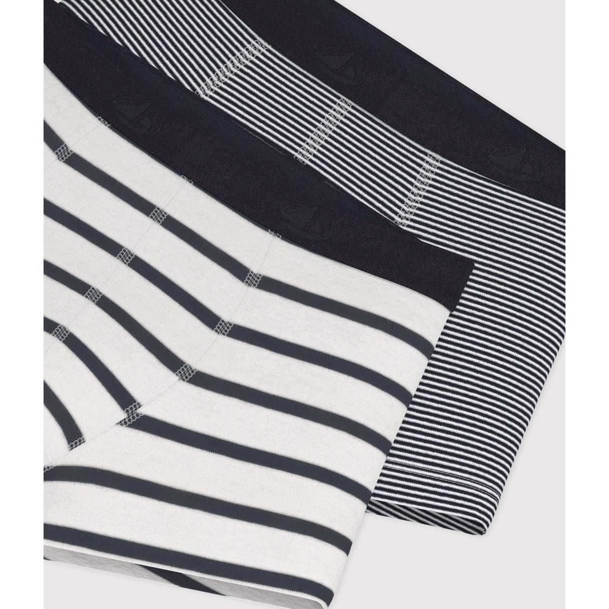 Petit Bateau Navy Stripe Boxershorts 2-Pak