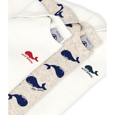 Petit Bateau Montelimar/Medieval Langærmet Body 3-Pak