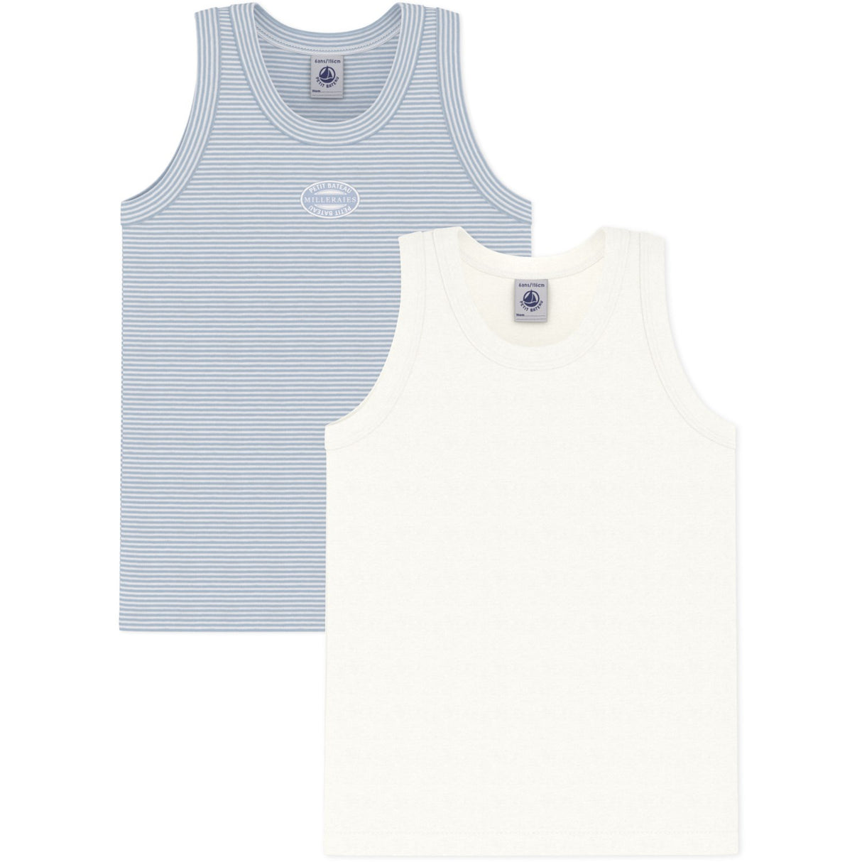 Petit Bateau Blue Stripe Undertøje 2-Pak