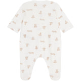 Petit Bateau MARSHMALLOW/BRUN Sleepsuit