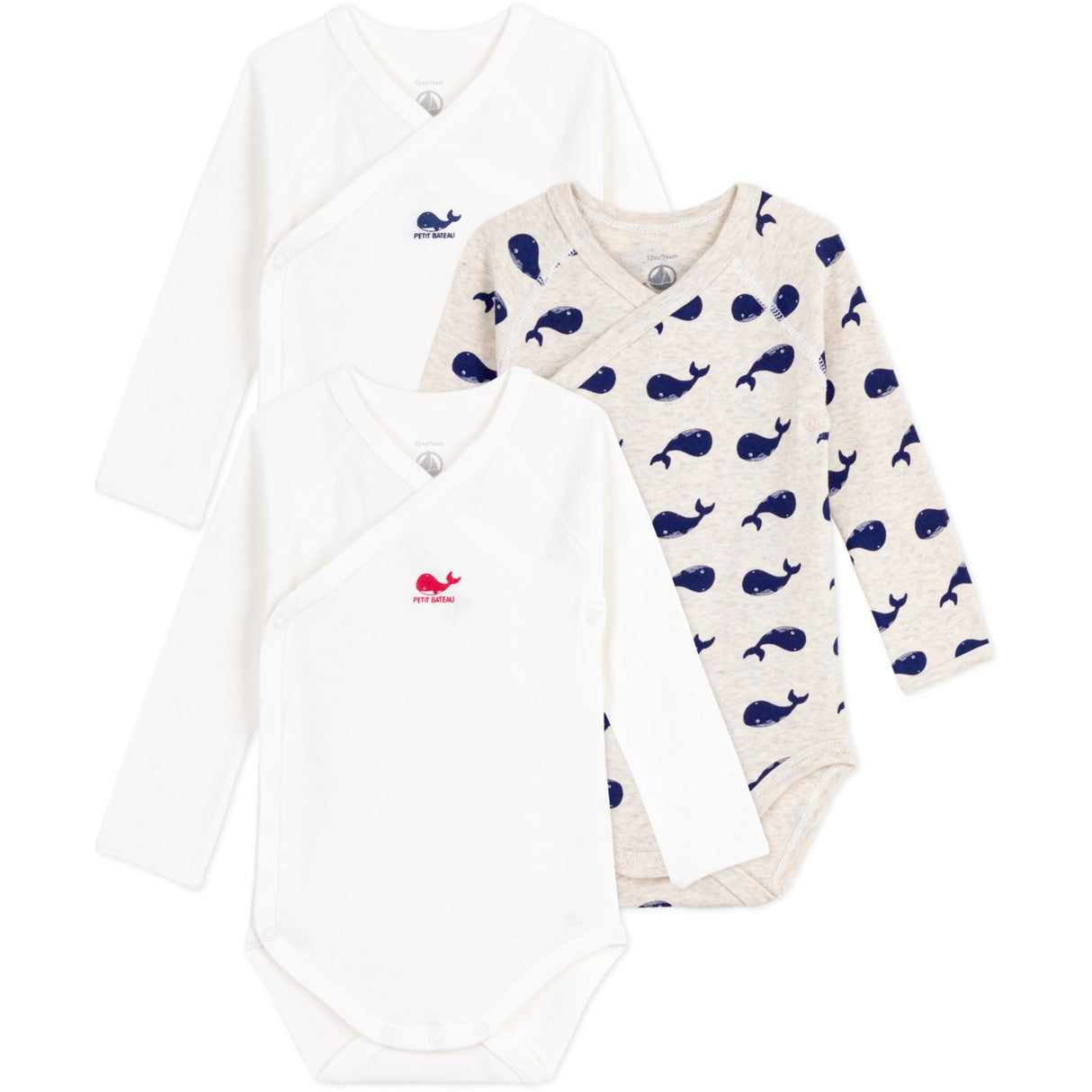 Petit Bateau Montelimar/Medieval Body 3-Pak