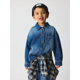 brunobruno nation Mid Blue Denim Ina Denim Skjorte