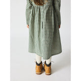 brunobruno nation Myrtle Green Check Vita Check Kjole