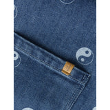Lil'Atelier Dark Blue Denim Nmmlivo Ls Loose Dnm Skjorte 2001-Se Lil