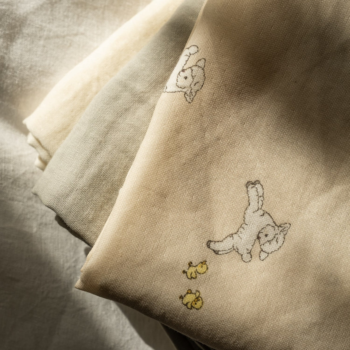 That's Mine Tiny Friends Bora Muslin Cloth 3-Pak