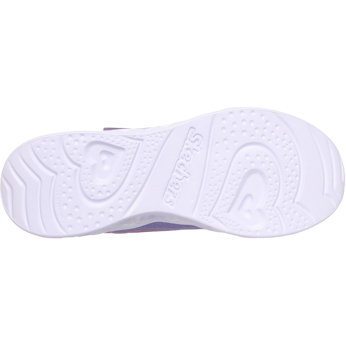 Skechers Purple Heart Lights - Bubble Love