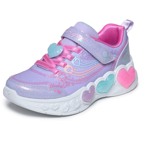 Skechers Purple Enchanted Heart Lights
