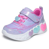 Skechers Purple Enchanted Heart Lights