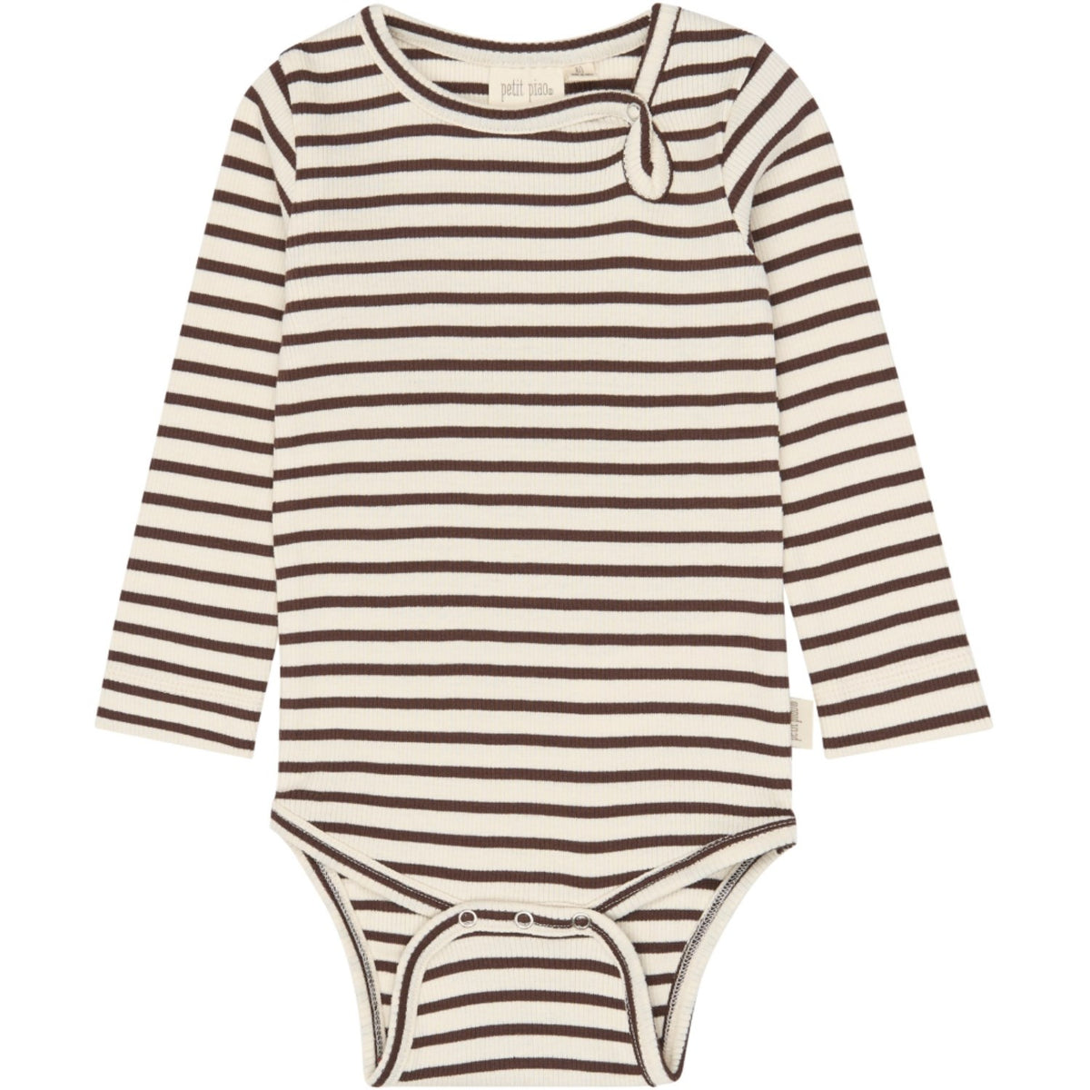 Petit Piao Chestnut Striped Ppsky L_S Body