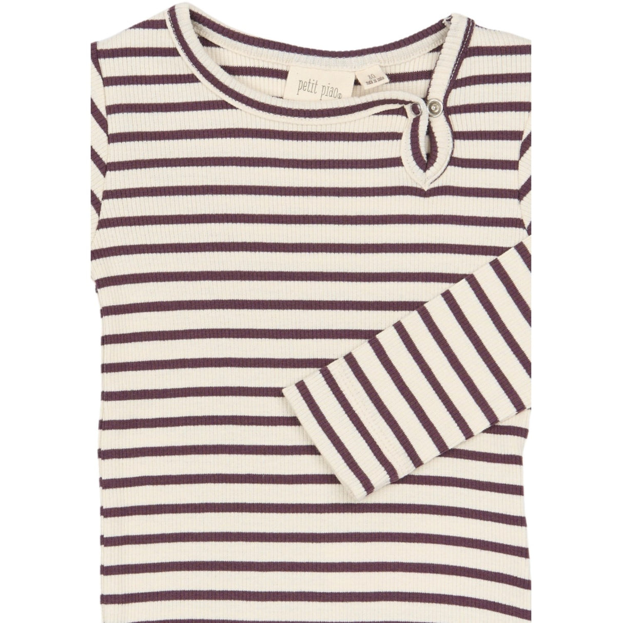 Petit Piao Huckleberry Striped Ppsky L_S Body