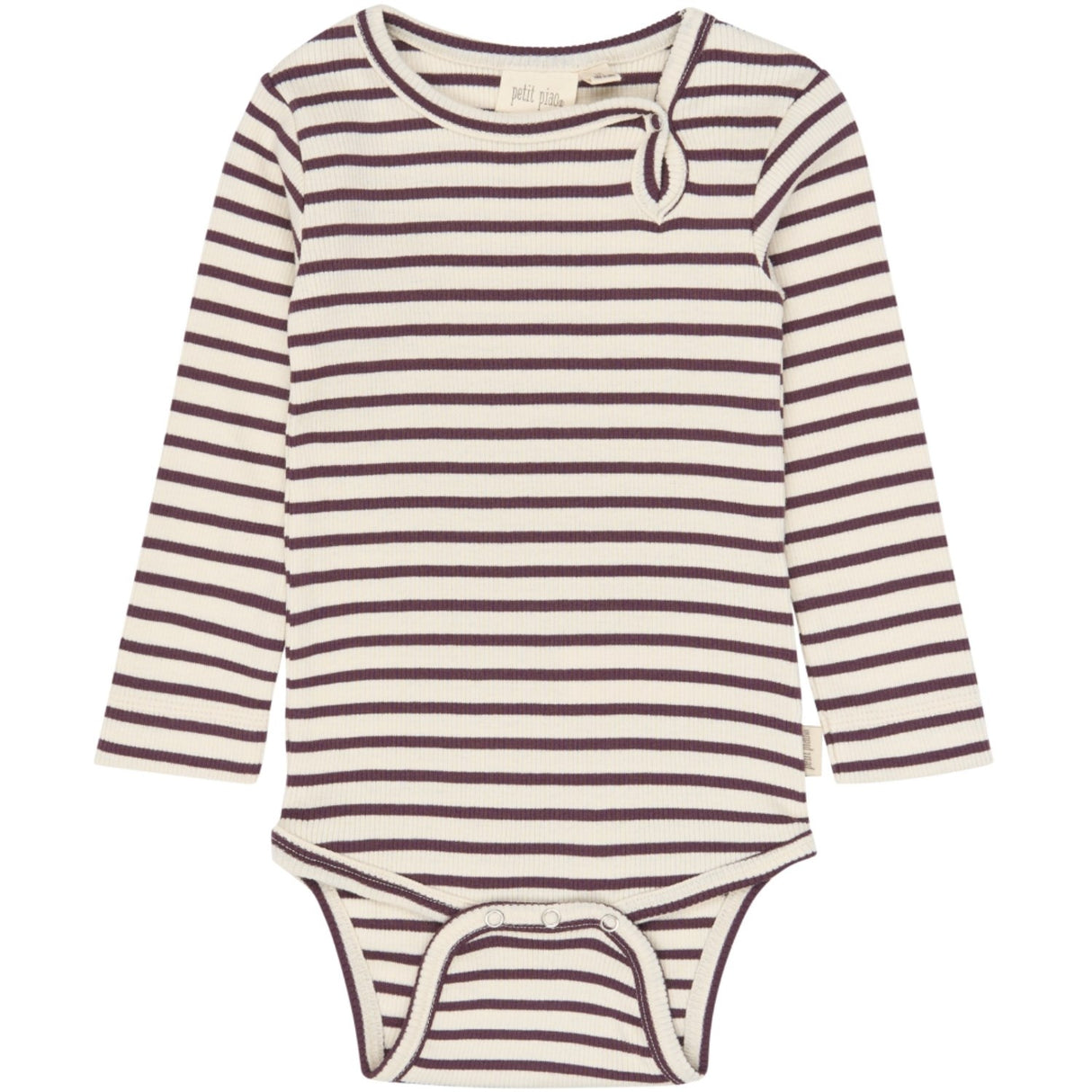 Petit Piao Huckleberry Striped Ppsky L_S Body