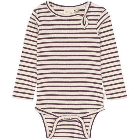 Petit Piao Huckleberry Striped Ppsky L_S Body