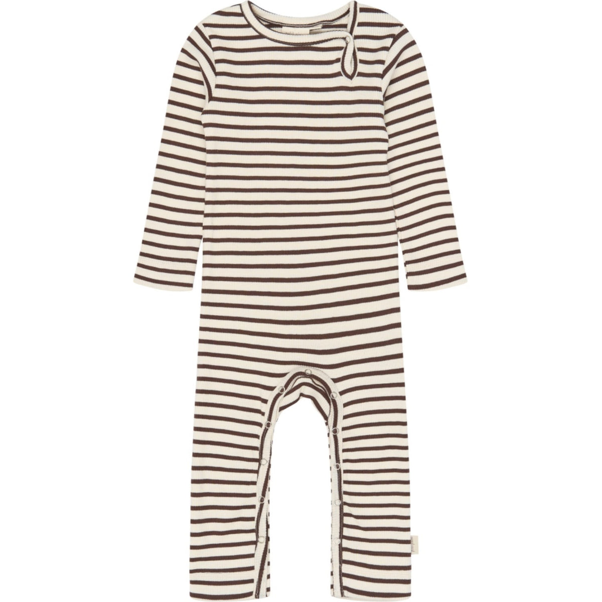 Petit Piao Chestnut Striped Ppsky L_S Buksedragt
