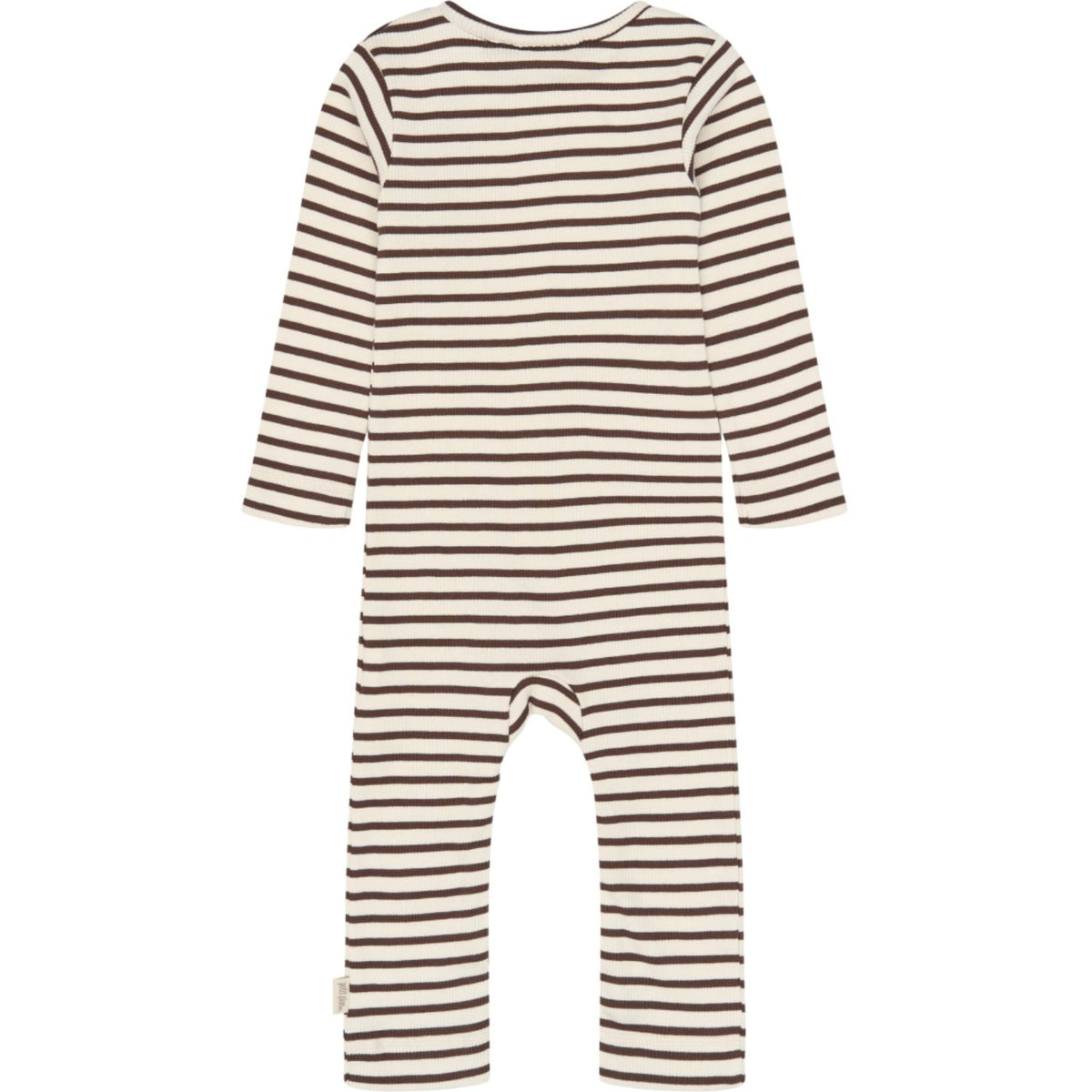 Petit Piao Chestnut Striped Ppsky L_S Buksedragt