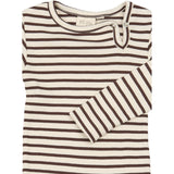 Petit Piao Chestnut Striped Ppsky L_S Buksedragt