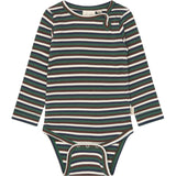 Petit Piao Trekking Green Multistriped Ppsong L_S Body