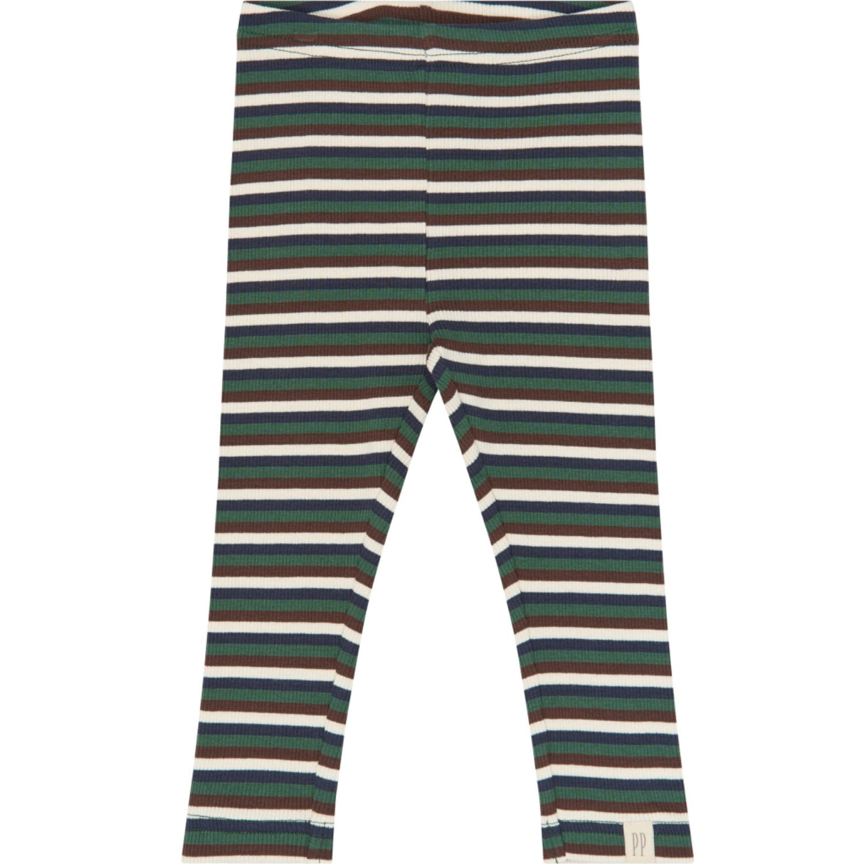 Petit Piao Trekking Green Multistriped Ppsong Leggings