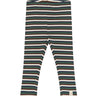 Petit Piao Trekking Green Multistriped Ppsong Leggings