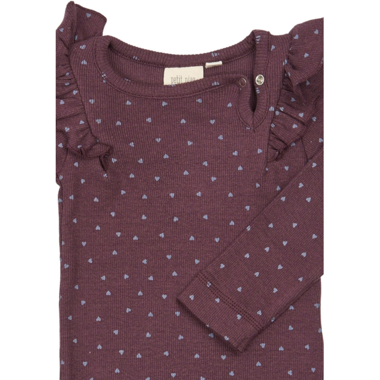 Petit Piao Huckleberry Heart Aop Ppsonja L_S Body