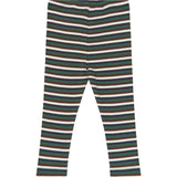 Petit Piao Trekking Green Multistriped Ppsong Leggings