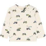 Petit Piao Eggnog Tractor Aop Ppstar Bluse