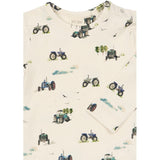 Petit Piao Eggnog Tractor Aop Ppstar Bluse