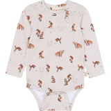 Petit Piao Gray Morn Fox Aop Ppstar L_S Body