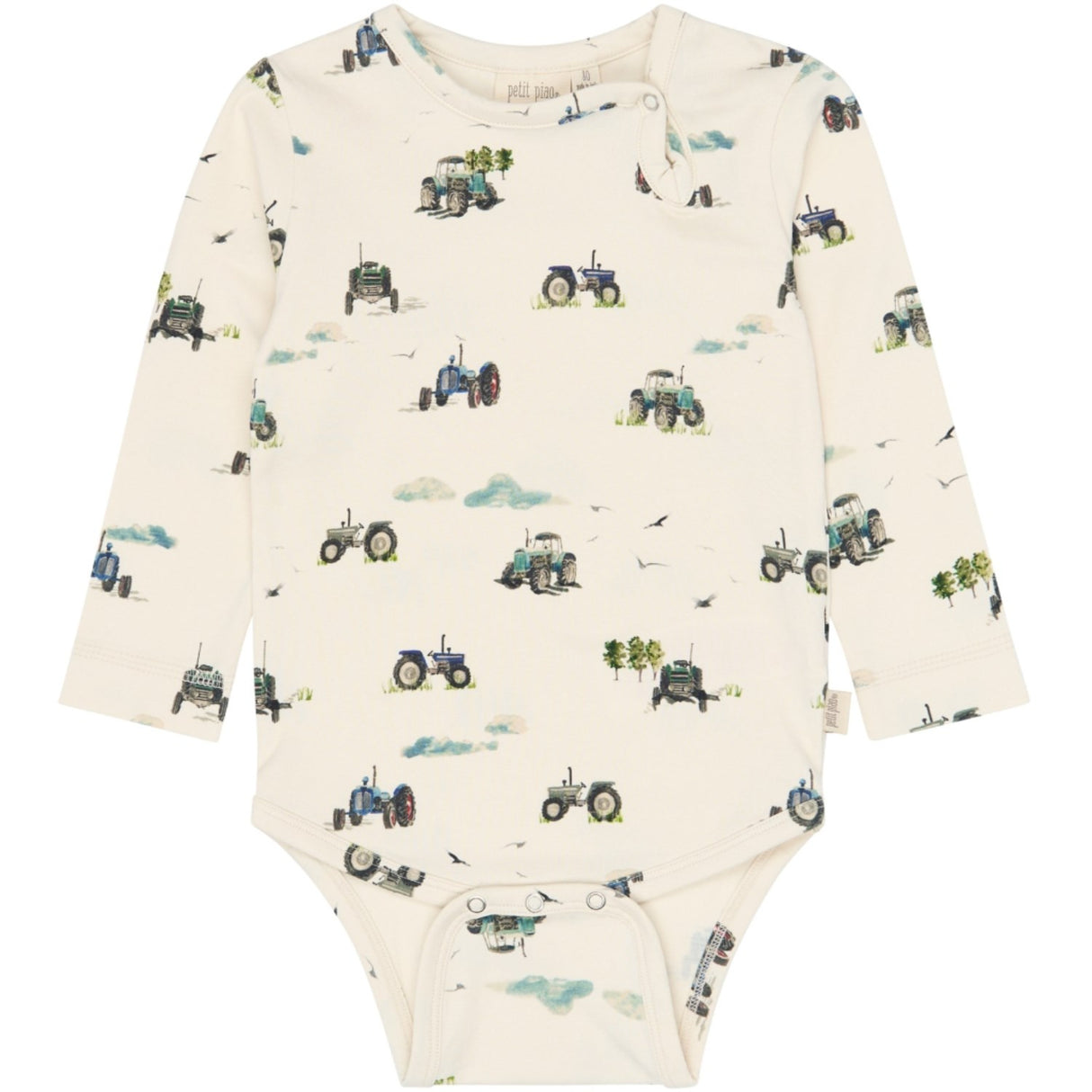 Petit Piao Eggnog Tractor Aop Ppstar L_S Body
