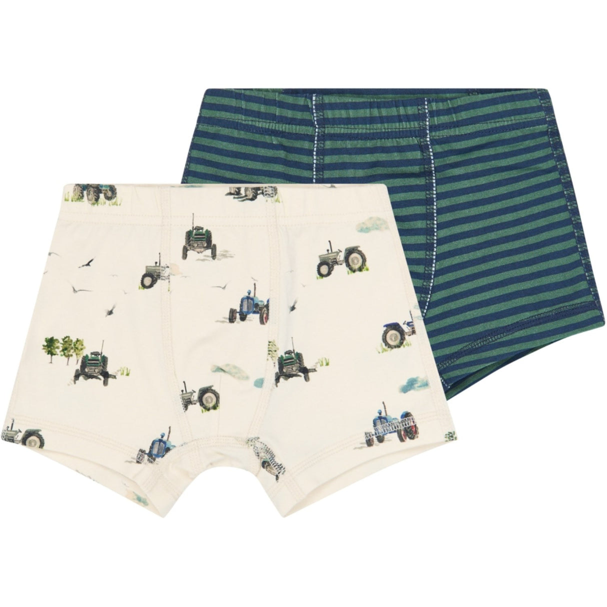Petit Piao Eggnog Tractor Aop Ppstar Underbukser 2-Pak