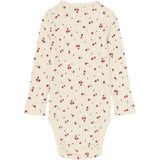 Petit Piao Eggnog Rosehip Aop Ppgracie L_S Pointelle Body