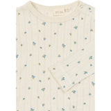 Petit Piao Eggnog Blueberry Aop Ppgracie L_S Pointelle Tee
