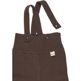 Petit Piao Chestnut Ppdag Højt Strop Strik Bukser