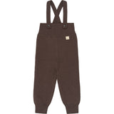 Petit Piao Chestnut Ppdag Højt Strop Strik Bukser