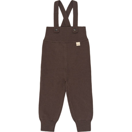 Petit Piao Chestnut Ppdag Højt Strop Strik Bukser