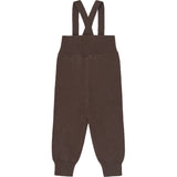 Petit Piao Chestnut Ppdag Højt Strop Strik Bukser