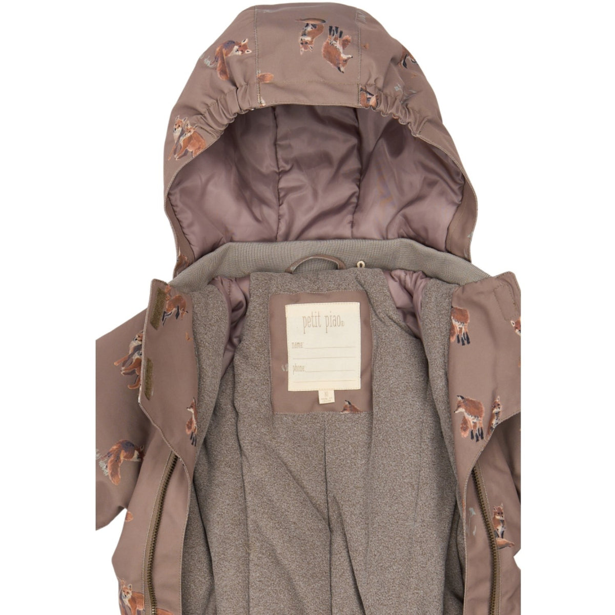 Petit Piao Fossil Fox Aop Ppdard Flyverdragt