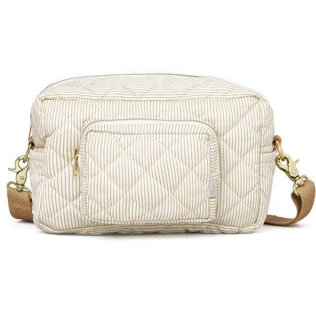 Cam Cam Copenhagen Pusletaske Small Classic Stripes Camel