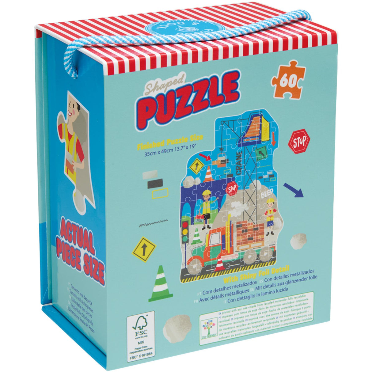 Floss & Rock Puslespil I Facon 60 Stk. - Construction