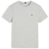 Tommy Hilfiger Grey Heather Essential Bomuld Reg Fit Tee Ss