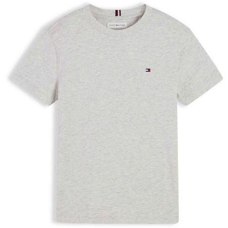 Tommy Hilfiger Grey Heather Essential Bomuld Reg Fit Tee Ss