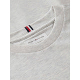 Tommy Hilfiger Grey Heather Essential Bomuld Reg Fit Tee Ss