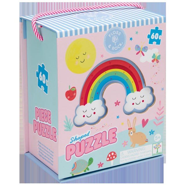 Floss & Rock Puslespil I Facon 60 Stk. - Rainbow Fe