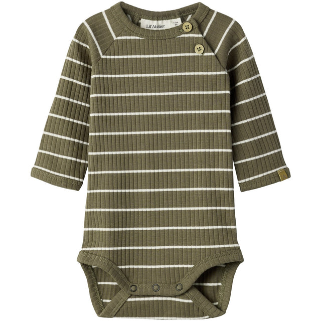 Lil'Atelier Shitake Turtledove Nbmkail Ls Slim Body Lil Noos
