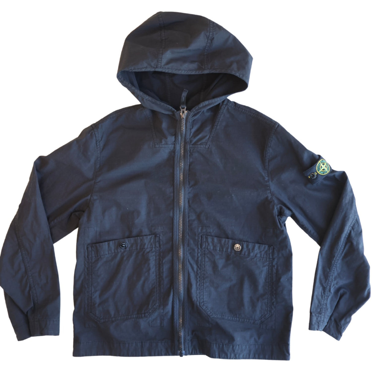 Stone Island Black Kort Parka