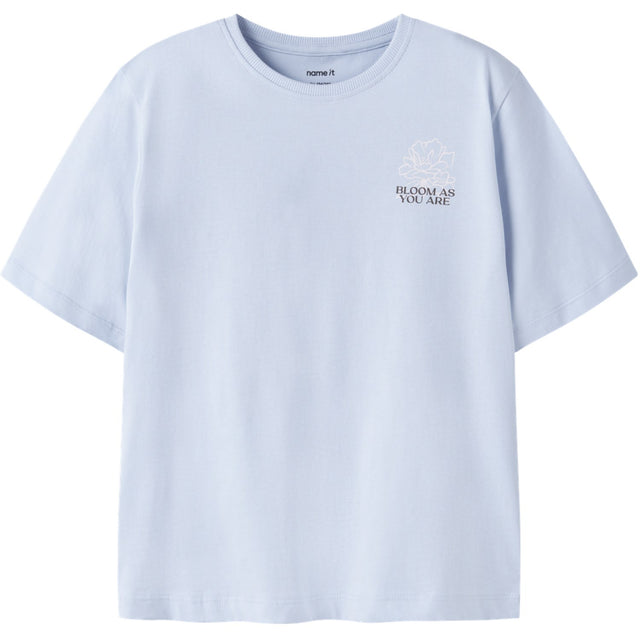 Name It Sheer Blue Nkfkatelin Ss Nreg Top Pb
