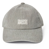 Mads Nørgaard Grey Melange Washed Bomuld Twill Coal Kasket