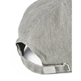Mads Nørgaard Grey Melange Washed Bomuld Twill Coal Kasket